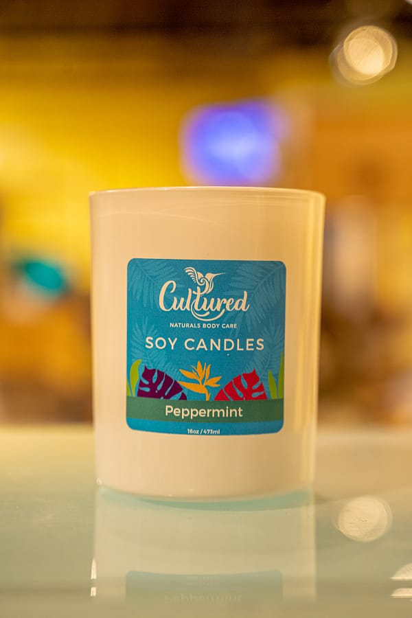 Peppermint Single Wick Soy Candle